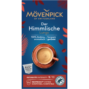 Кофе в капсулах MOVENPICK Der Himmlische Lungo 5/10, 10 капсул
